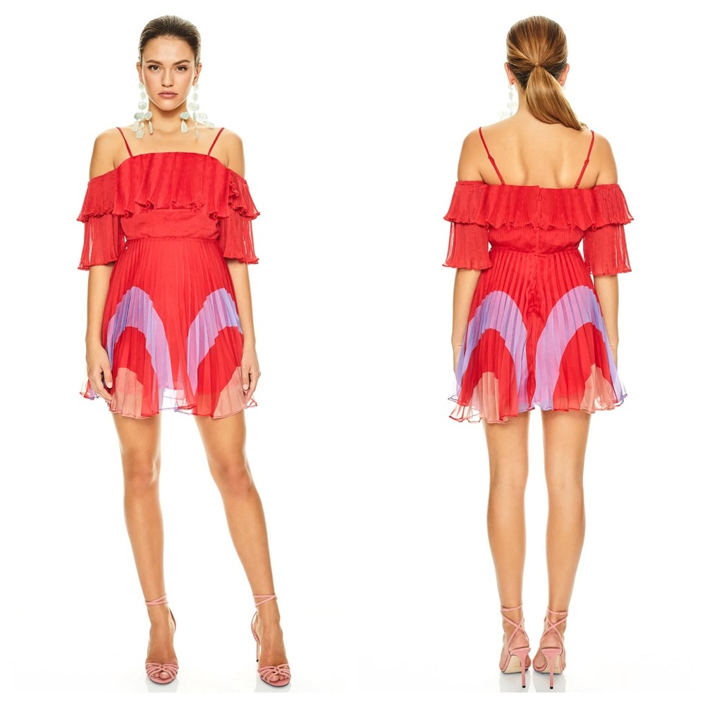 LA MAISON TALULAH BURNING LOVE MINI DRESS
